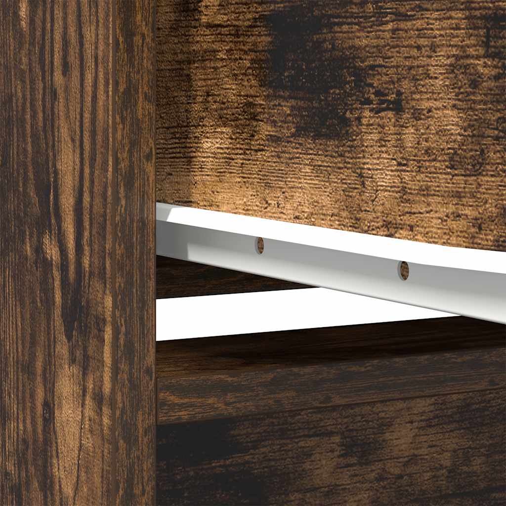 Highboard røkt eik 29,5x34x119,5 cm konstruert tre