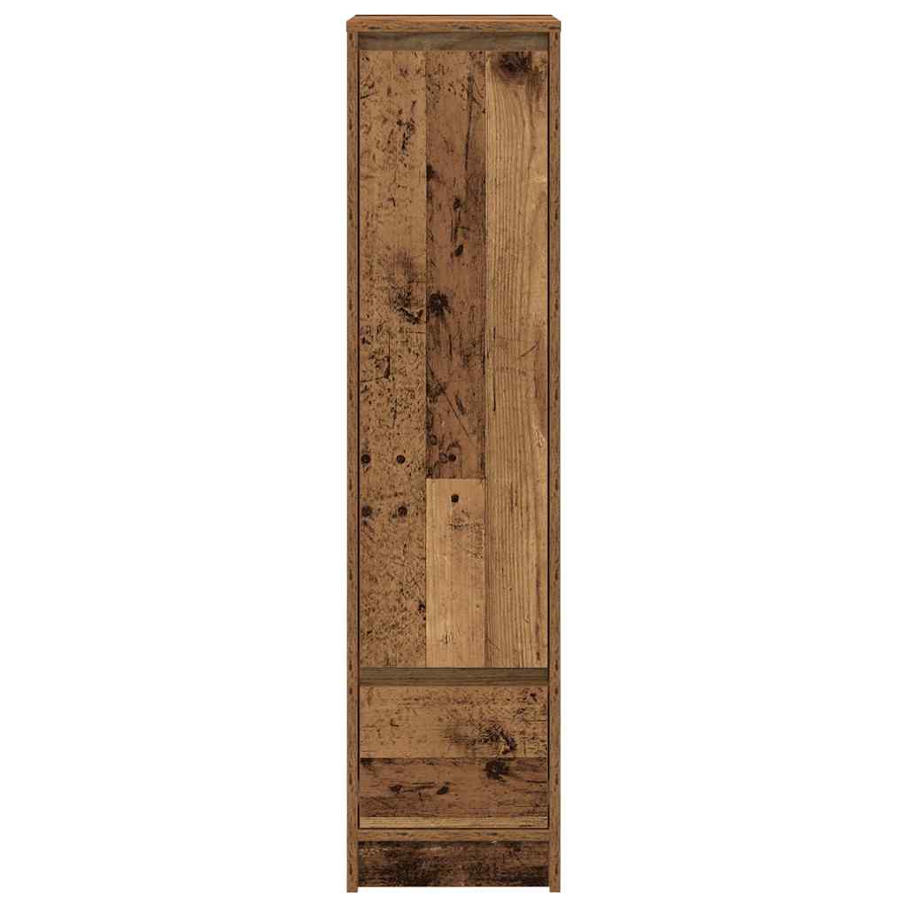 Highboard gammelt tre 29,5x34x119,5 cm konstruert tre