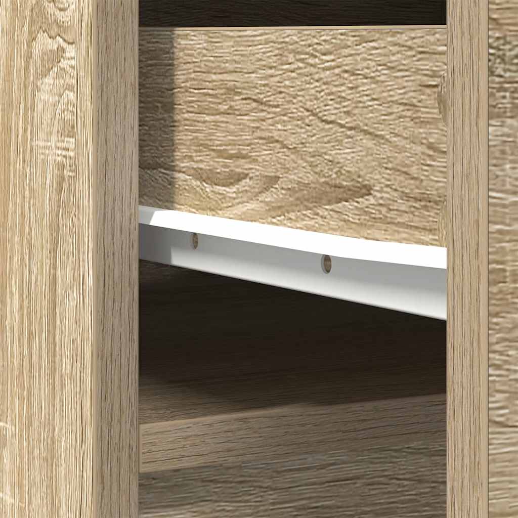 Høybord sonoma eik 37,5x35x180 cm konstruert tre