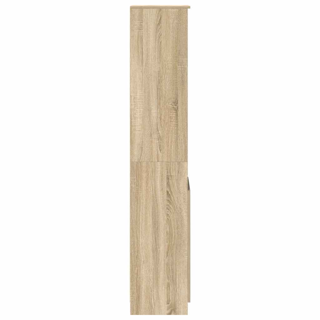 Høybord sonoma eik 37,5x35x180 cm konstruert tre
