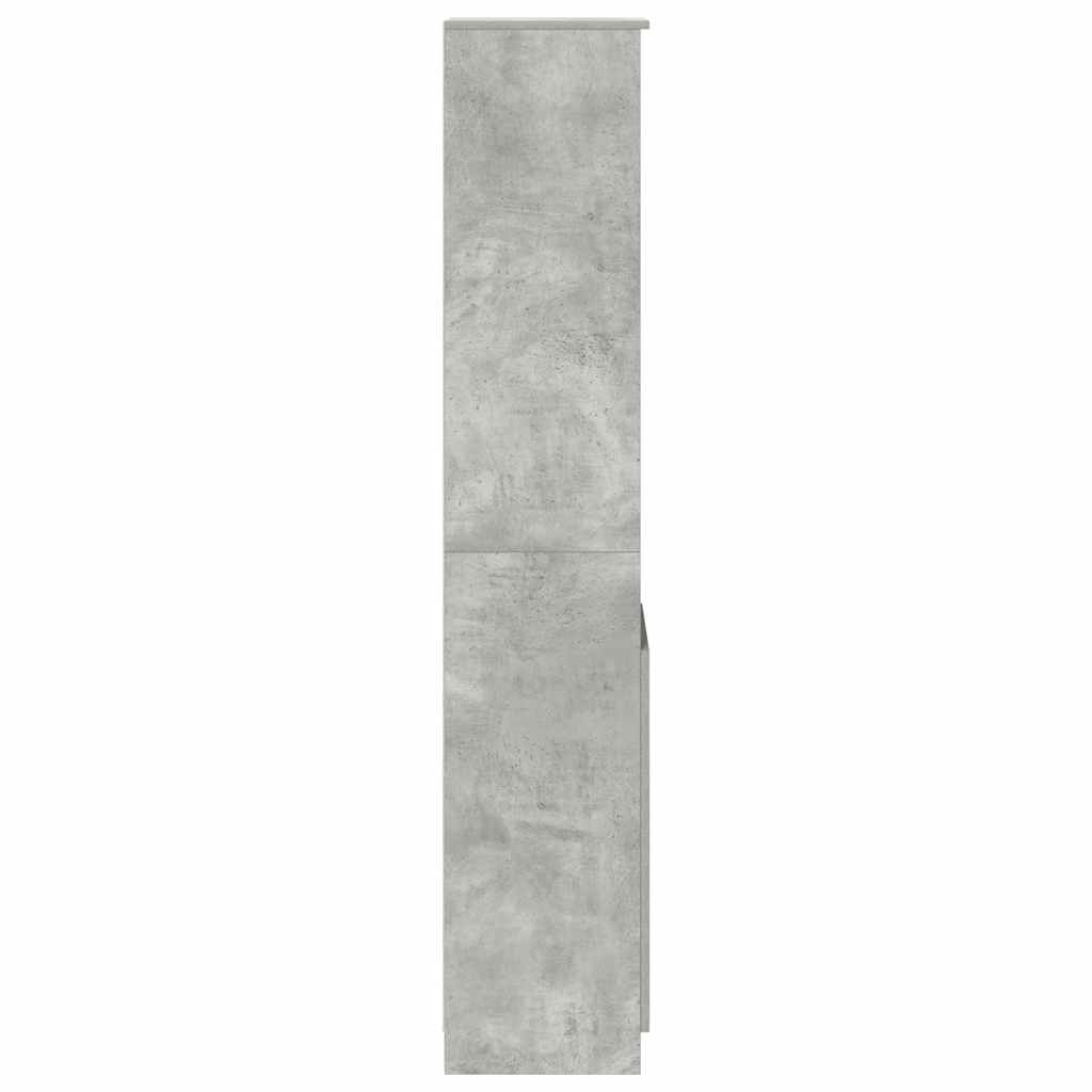 Høybord betonggrå 37,5x35x180 cm konstruert tre