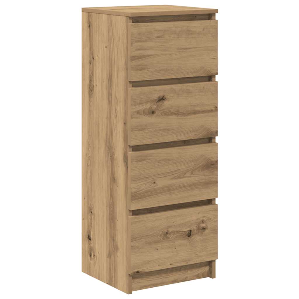 Skjenk artisan eik 37,5x35x99 cm konstruert tre