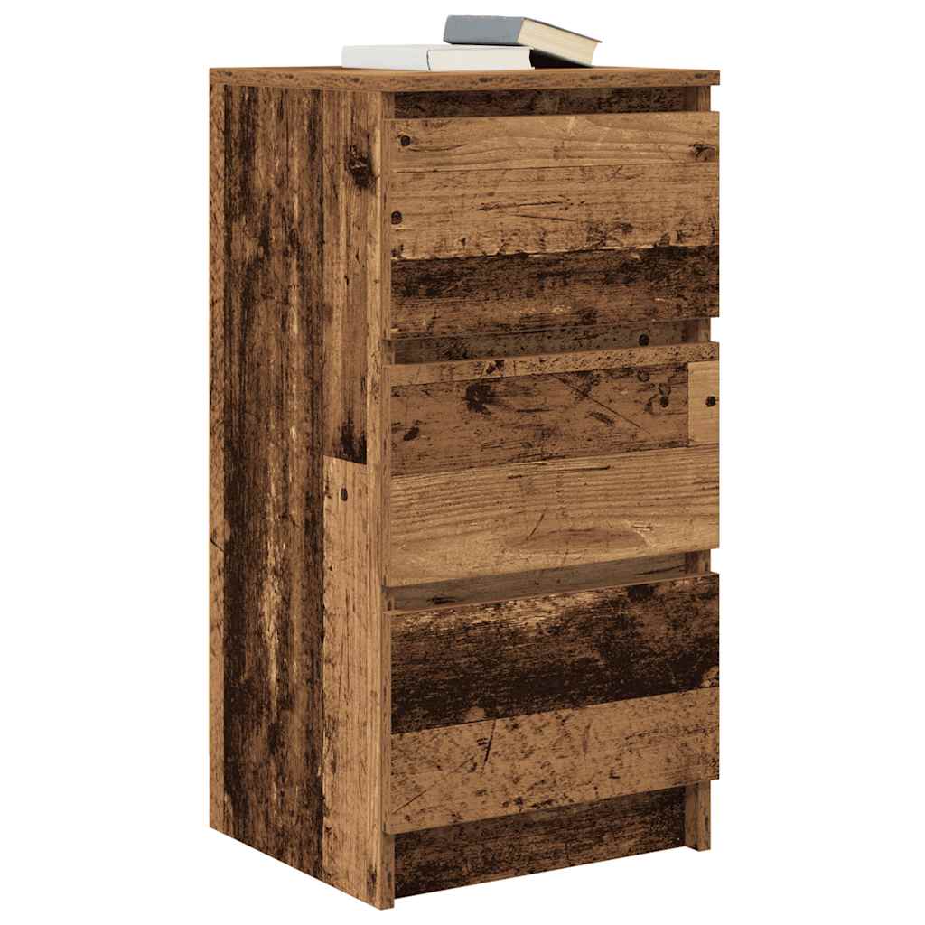 Skjenk gammelt tre 37,5x35x76 cm konstruert tre
