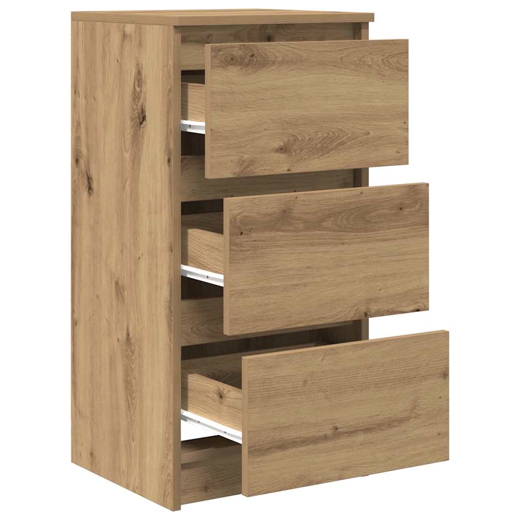 Skjenk artisan eik 37,5x35x76 cm konstruert tre