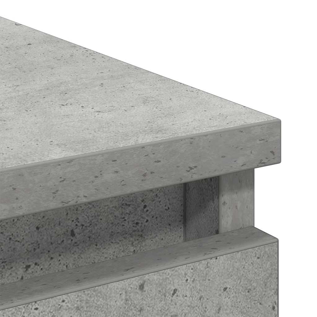 Skjenk betonggrå 80x35x76 cm konstruert tre