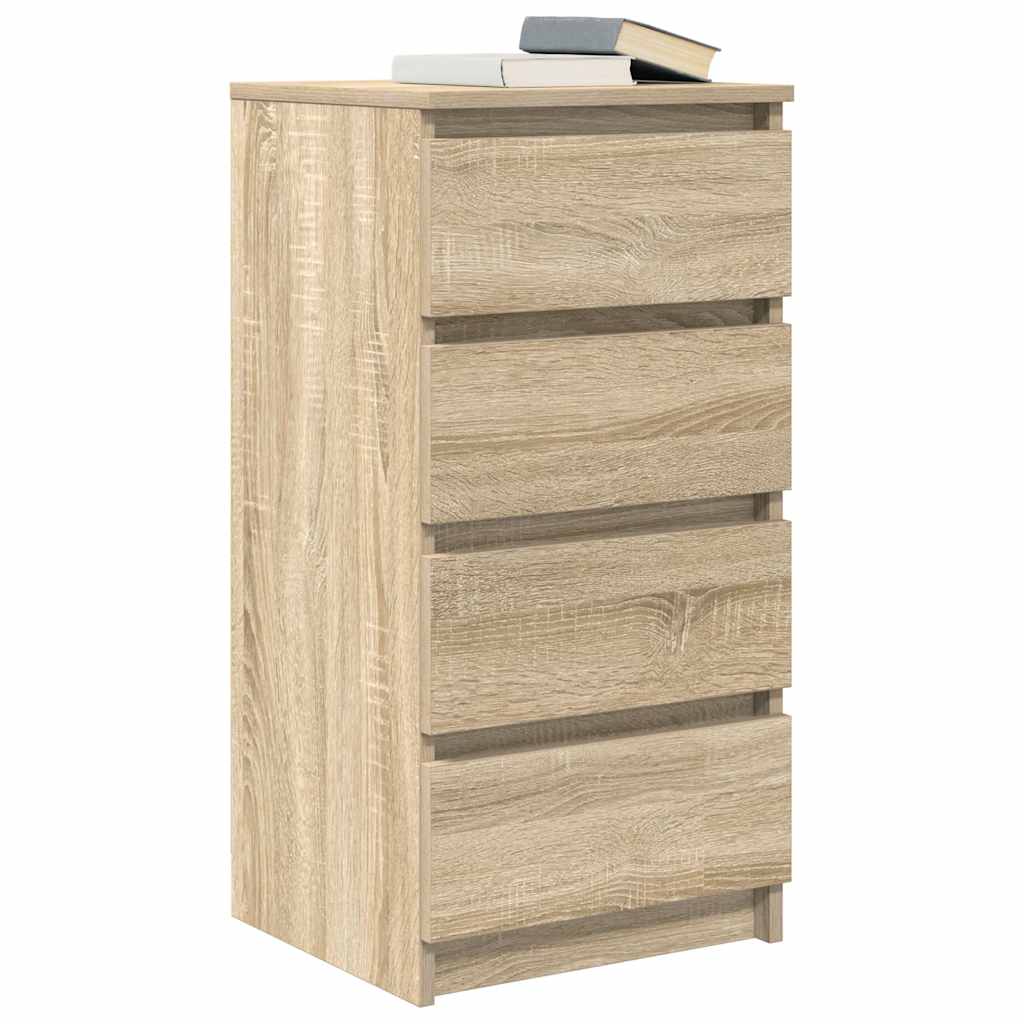 Skjenk sonoma eik 37,5x35x76 cm konstruert tre