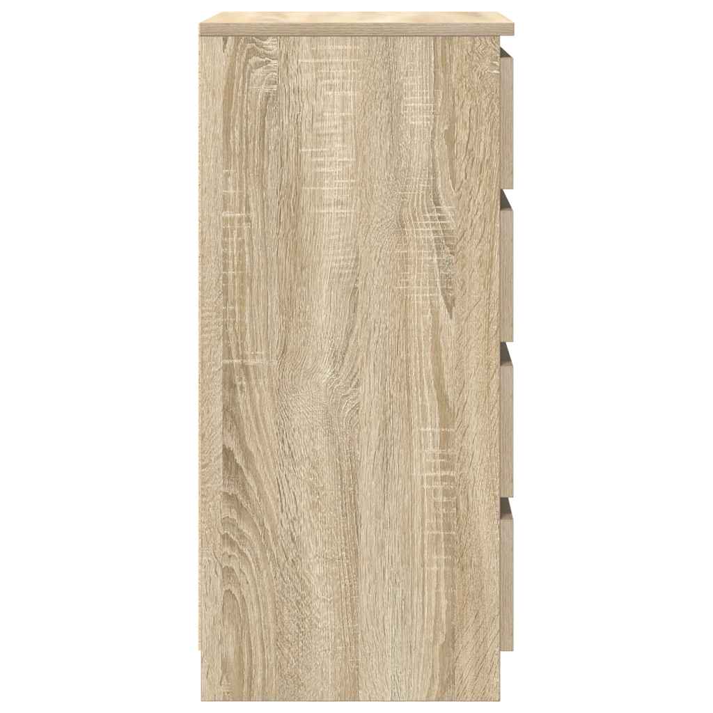 Skjenk sonoma eik 37,5x35x76 cm konstruert tre