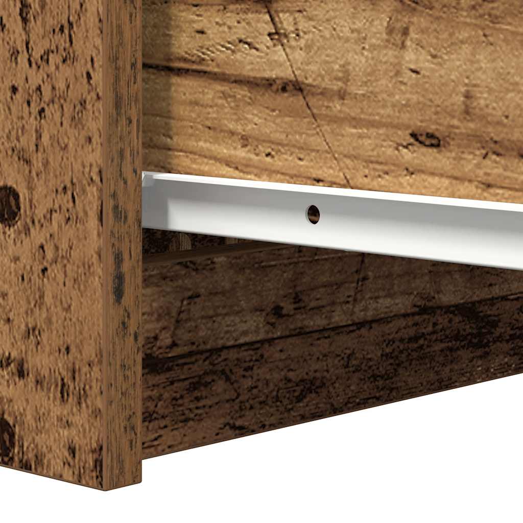 Skjenk gammelt tre 37,5x35x76 cm konstruert tre