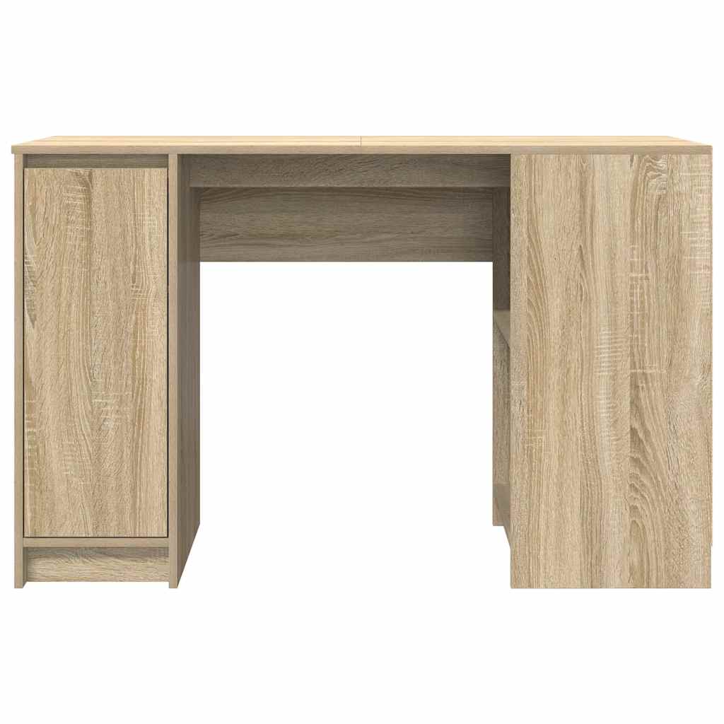 Skrivebord sonoma eik 120x42x76 cm konstruert tre