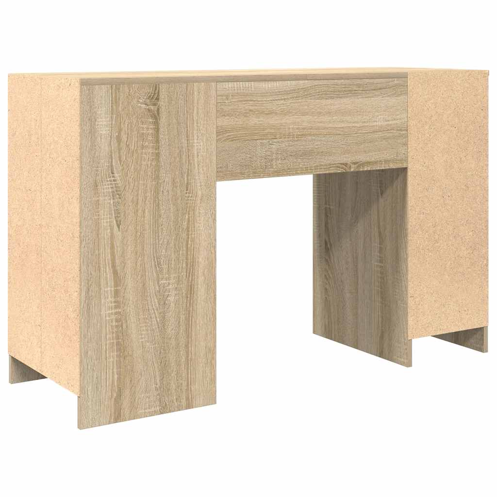 Skrivebord sonoma eik 120x42x76 cm konstruert tre