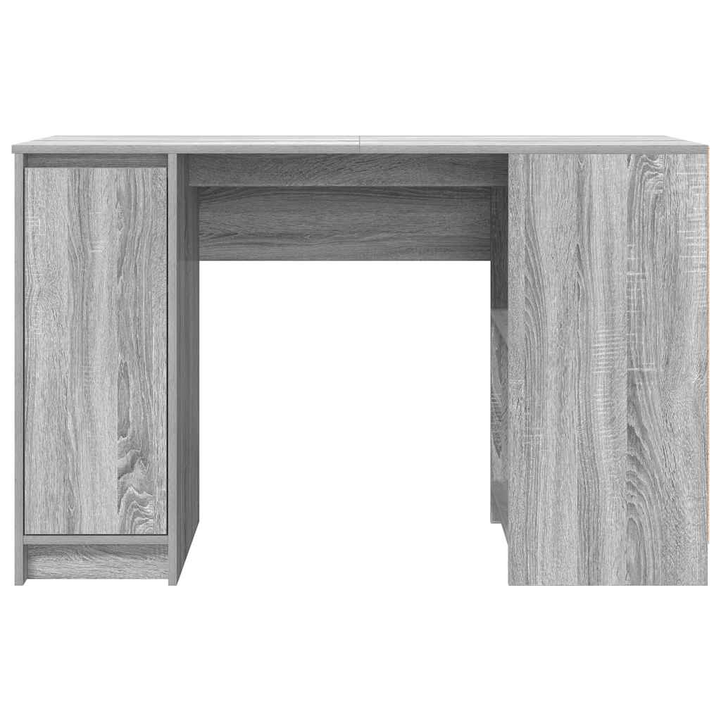 Skrivebord grå sonoma 120x42x76 cm konstruert tre