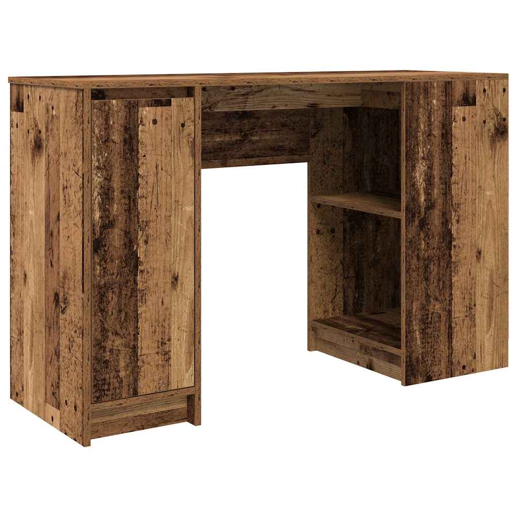 Skrivebord gammelt tre 120x42x76 cm konstruert tre