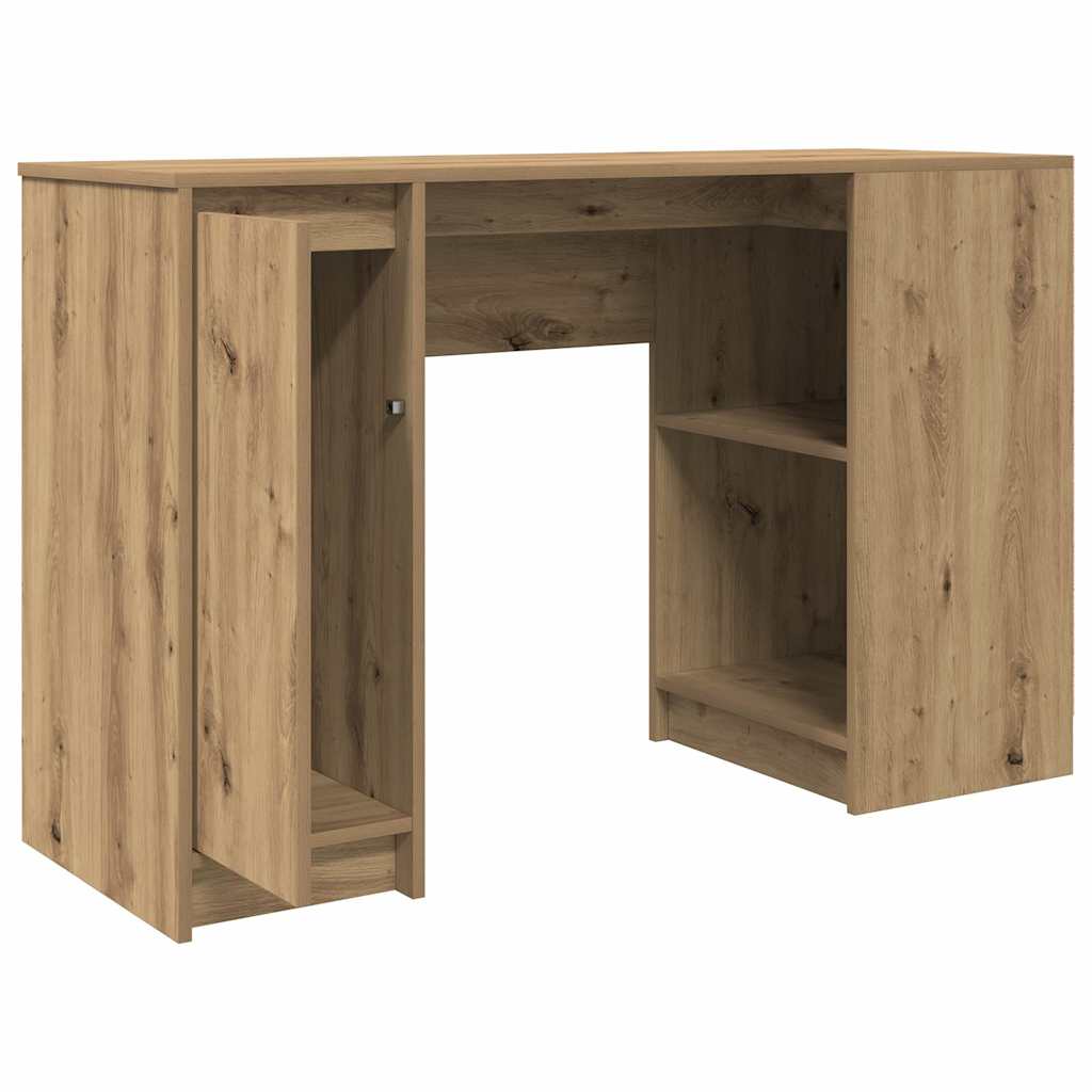 Skrivebord artisan eik 120x42x76 cm konstruert tre