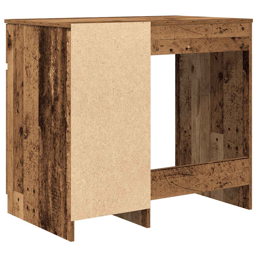 Skrivebord gammelt tre 86x49x76 cm konstruert tre