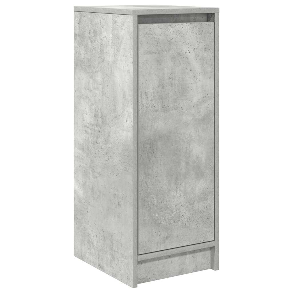 Skoskap betonggrå 29,5x34x76 cm sponplate