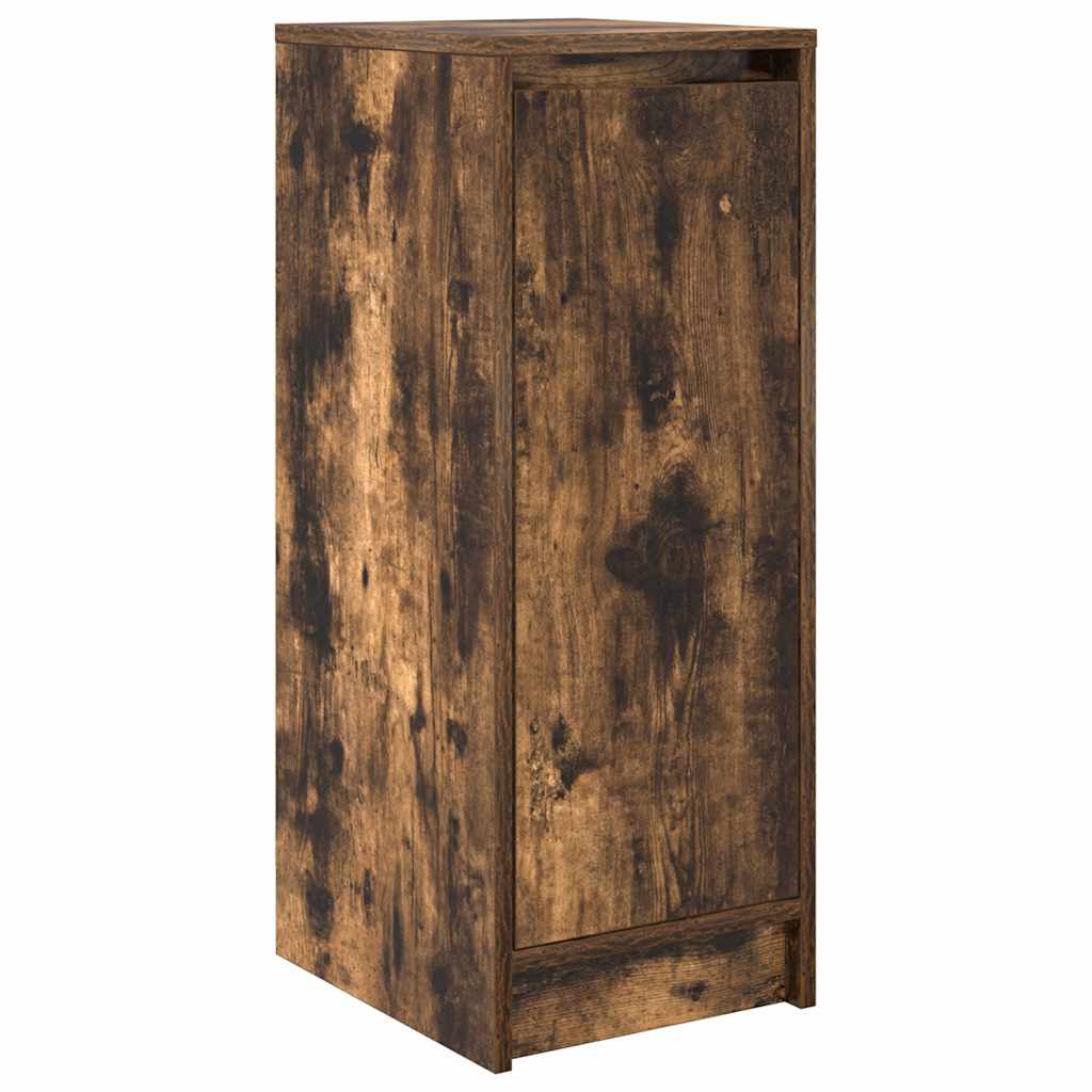 Skoskap røkt eik 29,5x34x76 cm konstruert tre