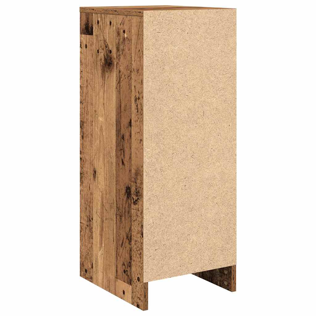 Skoskap gammelt tre 29,5x34x76 cm konstruert tre