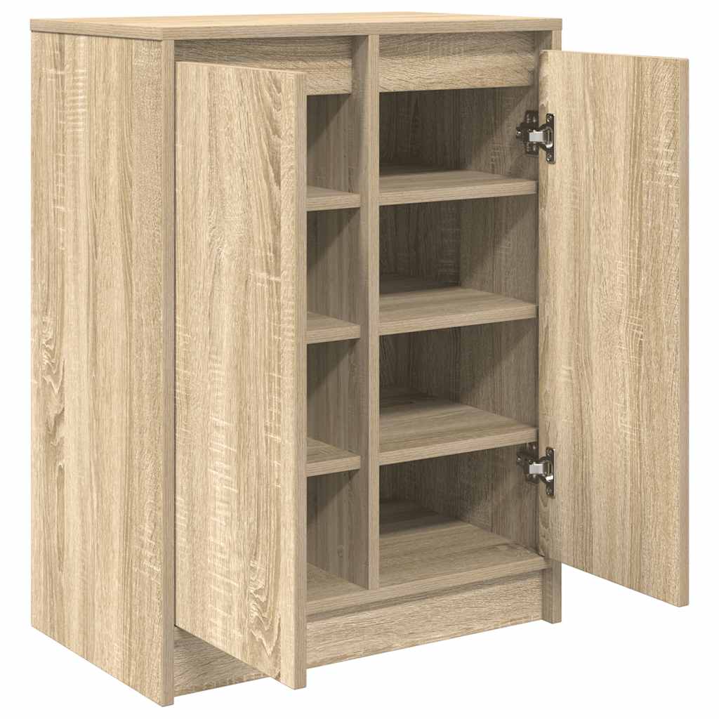 Skoskap sonoma eik 57x34x76 cm sponplate