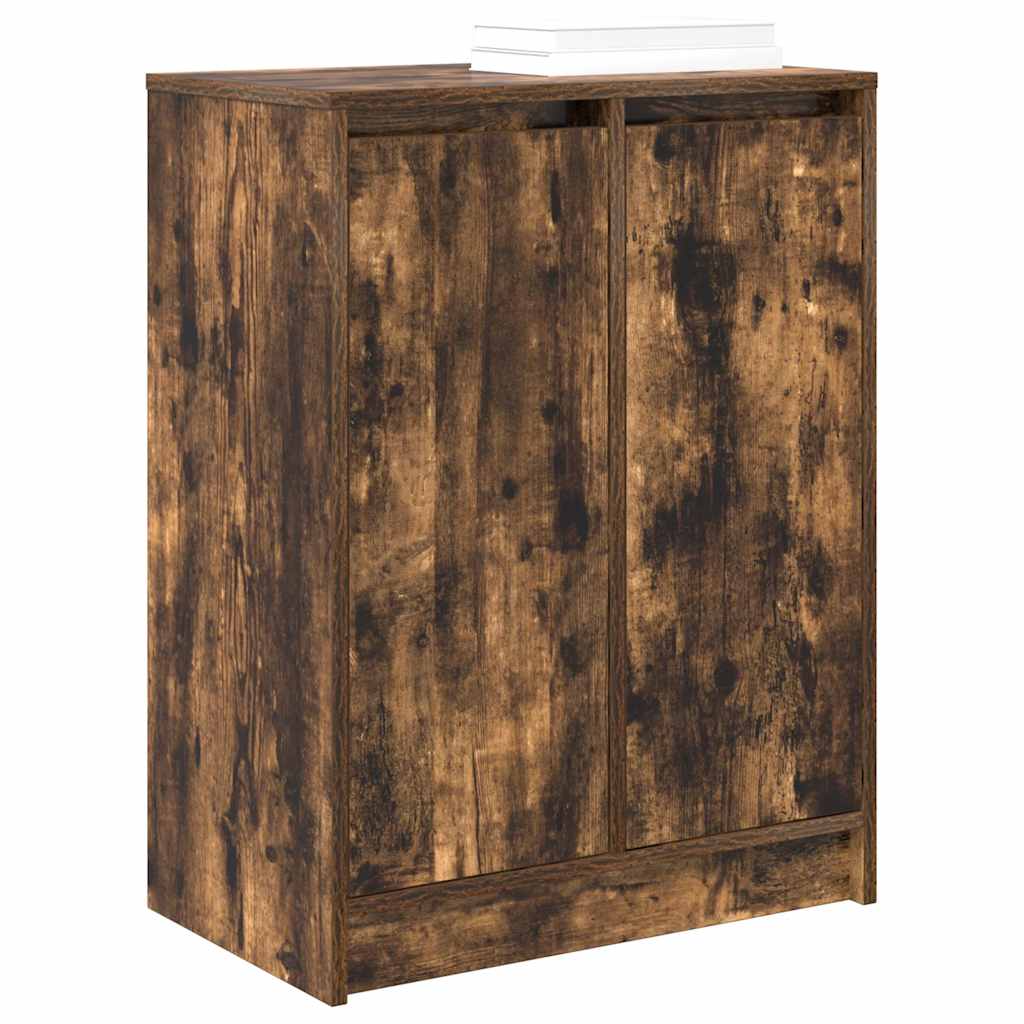 Skoskap røkt eik 57x34x76 cm konstruert tre