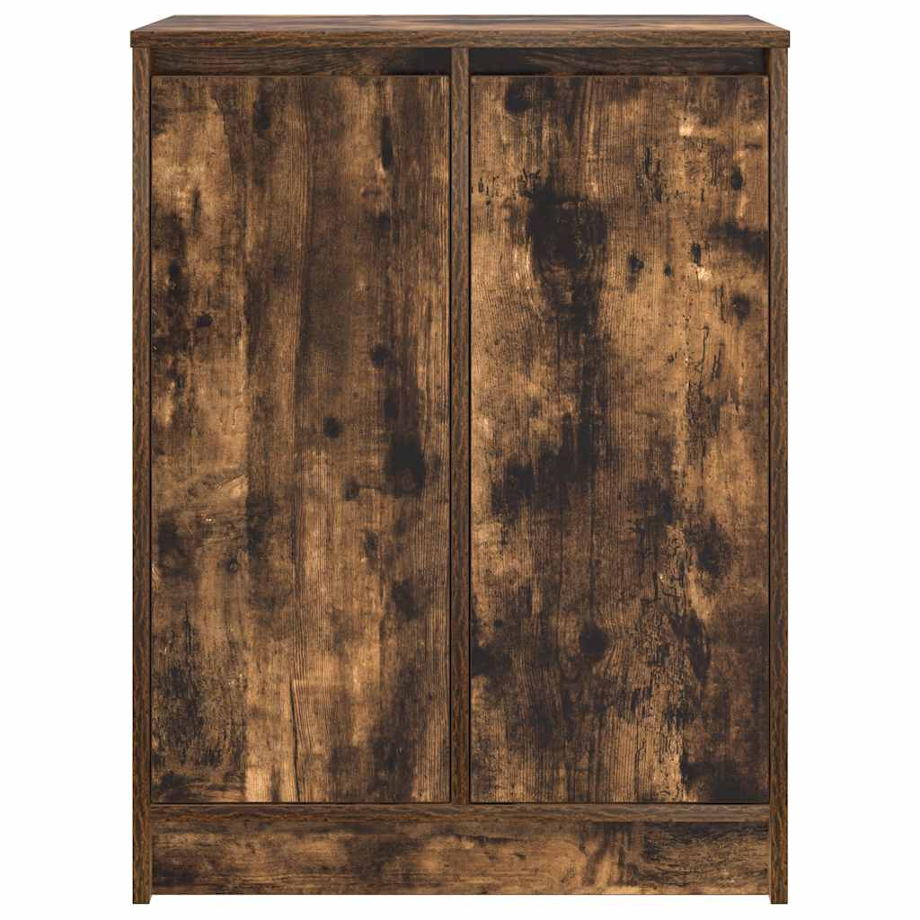 Skoskap røkt eik 57x34x76 cm konstruert tre