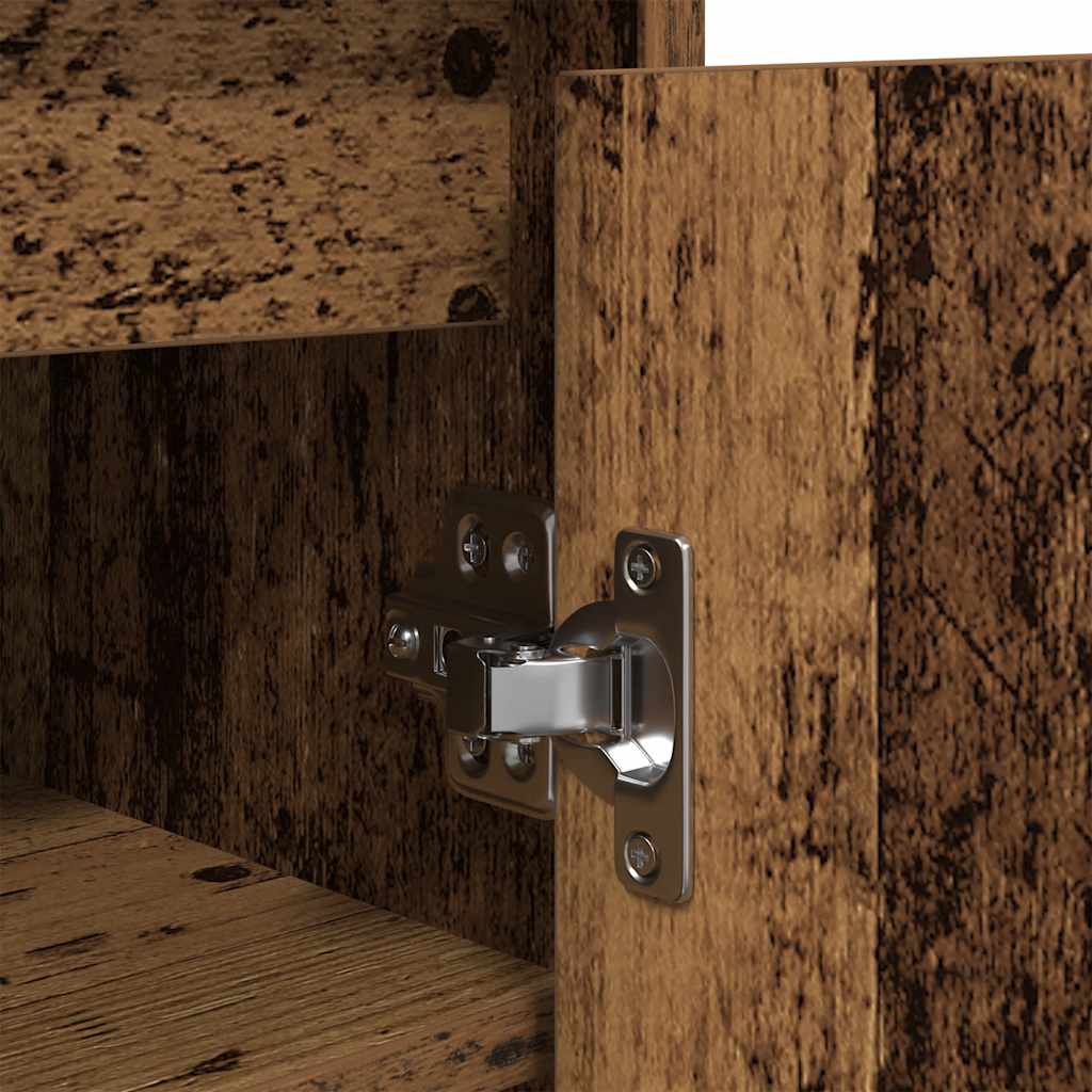 Skoskap gammelt tre 57x34x76 cm konstruert tre