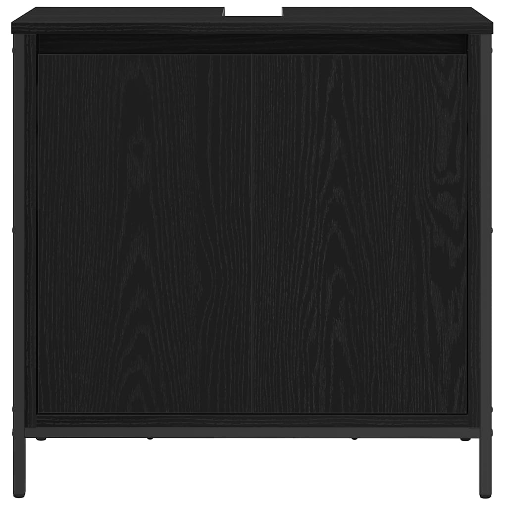 Baderomsservantskap svart 60x34,5x60 cm