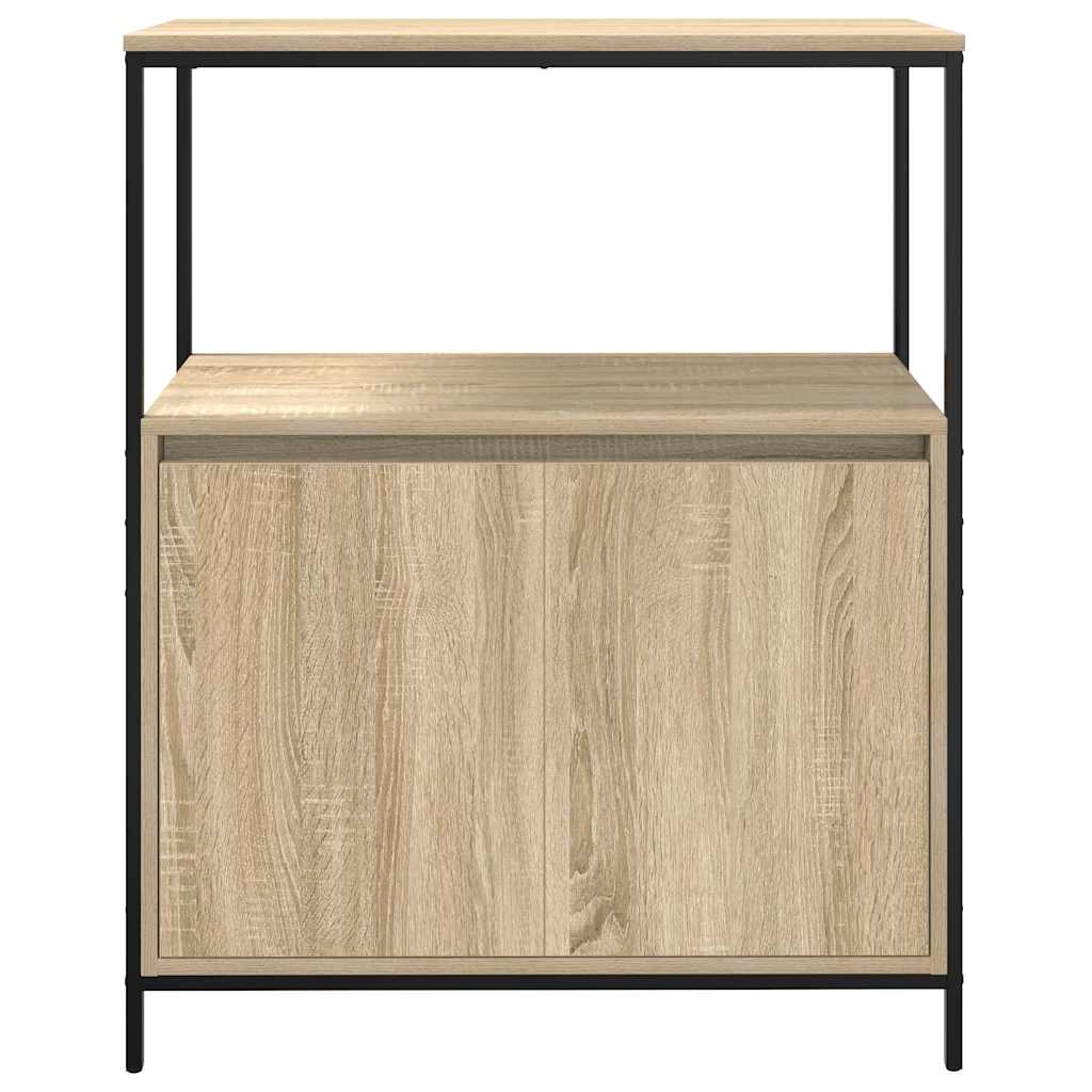 Baderomsskap med hyller sonoma eik 76,5x35x95 cm vidaXL