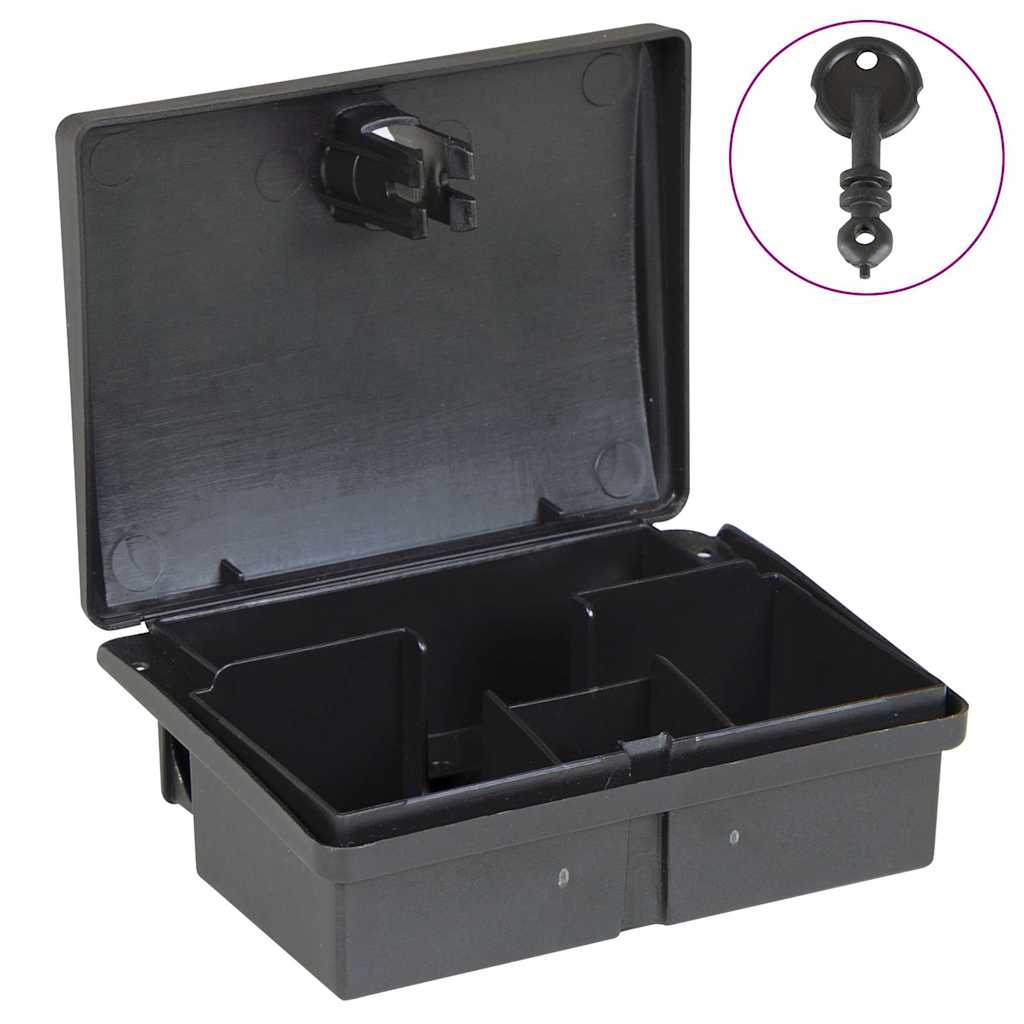 Musefeller 10 stk svart 13x10x4 cm