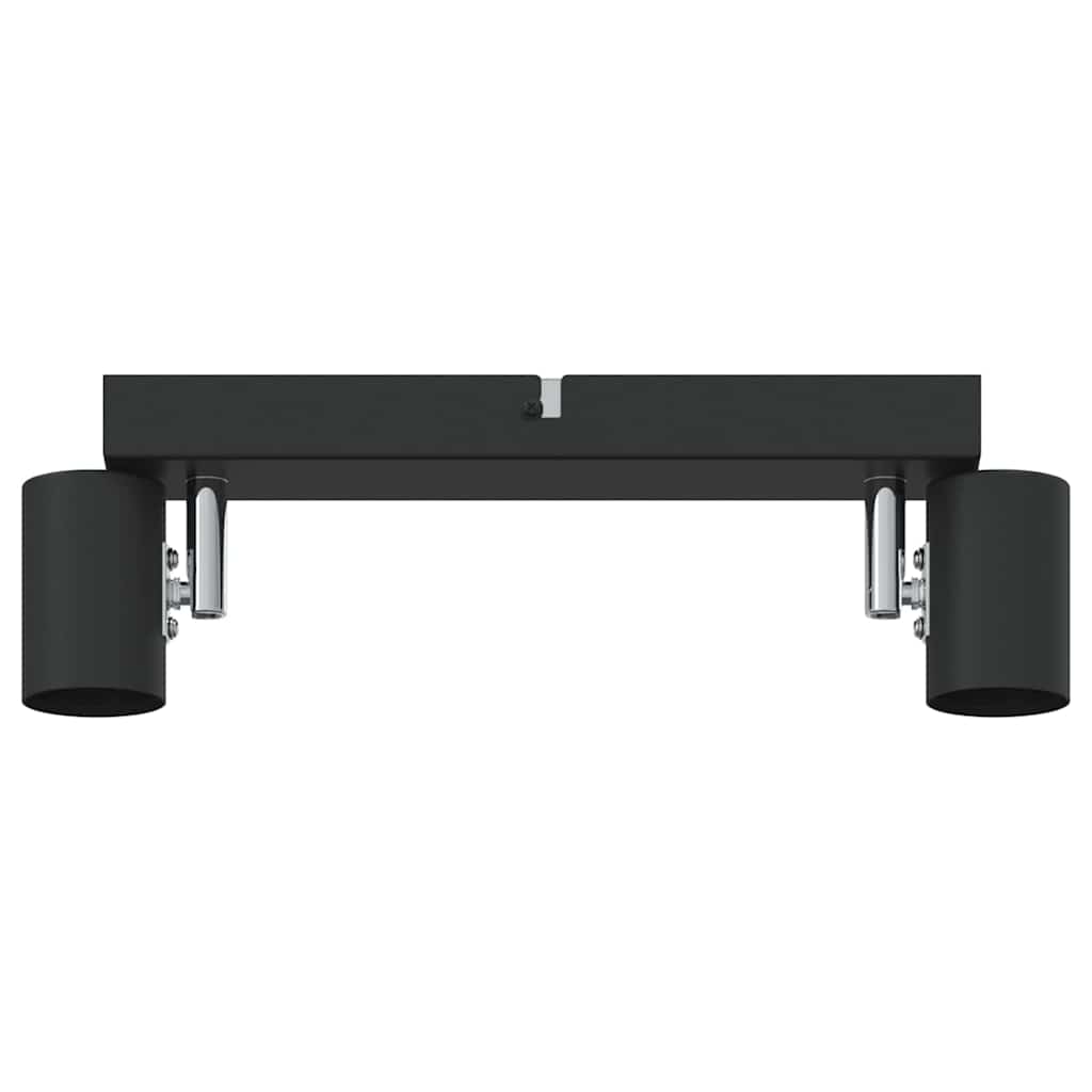 Takspot med søkelys Svart 26 x 6,5 x 11,5 cm Metall