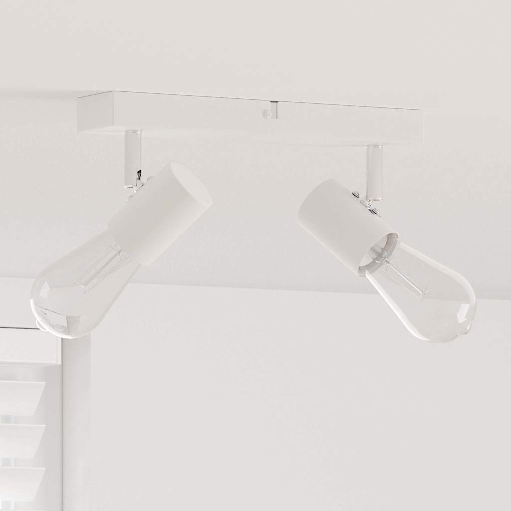 Takspot med søkelys Hvit 26 x 6,5 x 11,5 cm Metall