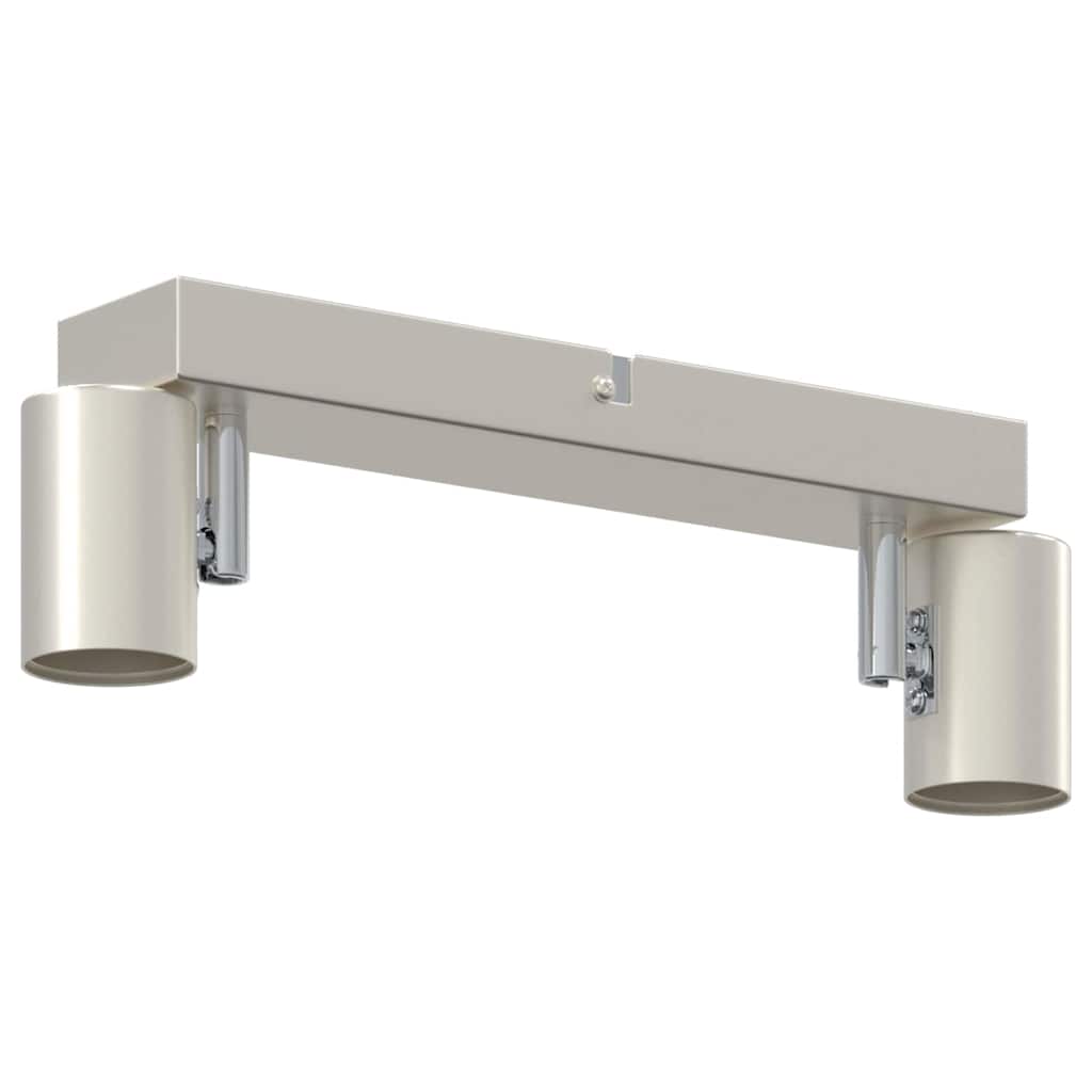 Takspot med søkelys Nikkel 26 x 6,5 x 11,5 cm Metall