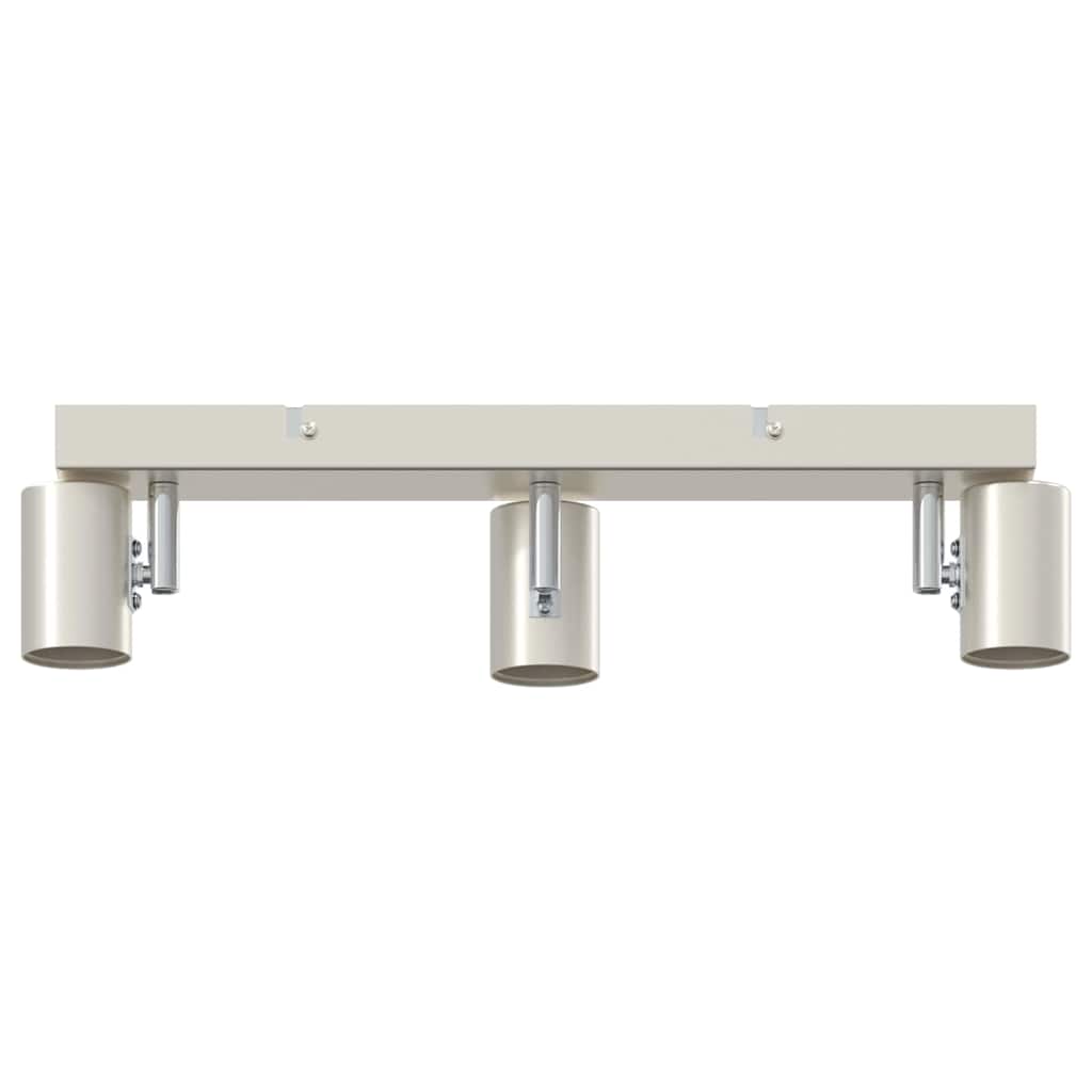 Takspot med søkelys Nikkel 38 x 6,5 x 11,5 cm Metall
