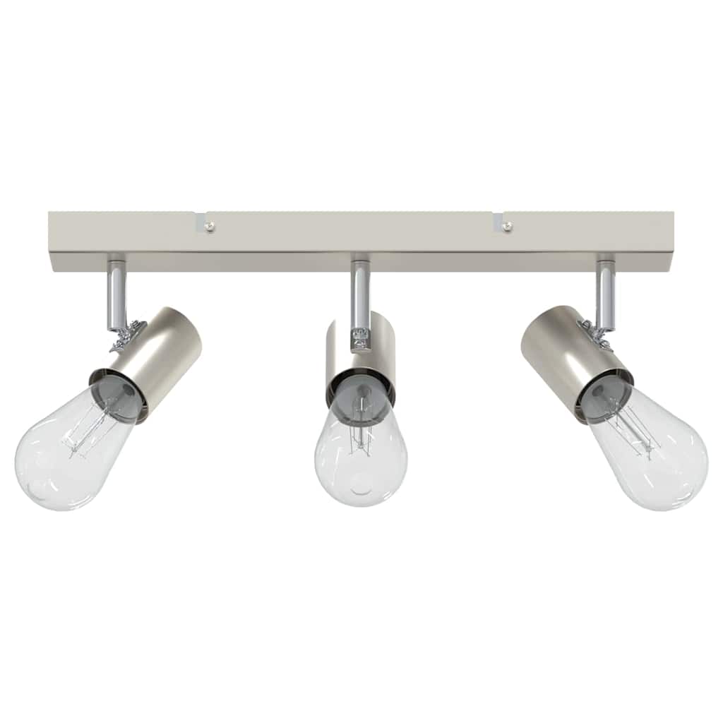 Takspot med søkelys Nikkel 38 x 6,5 x 11,5 cm Metall