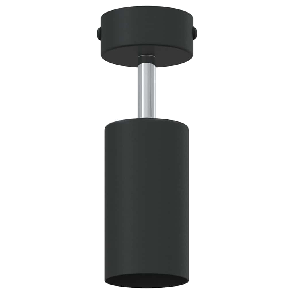 Takspot med søkelys Svart 6 x 6 x 16 cm Metall