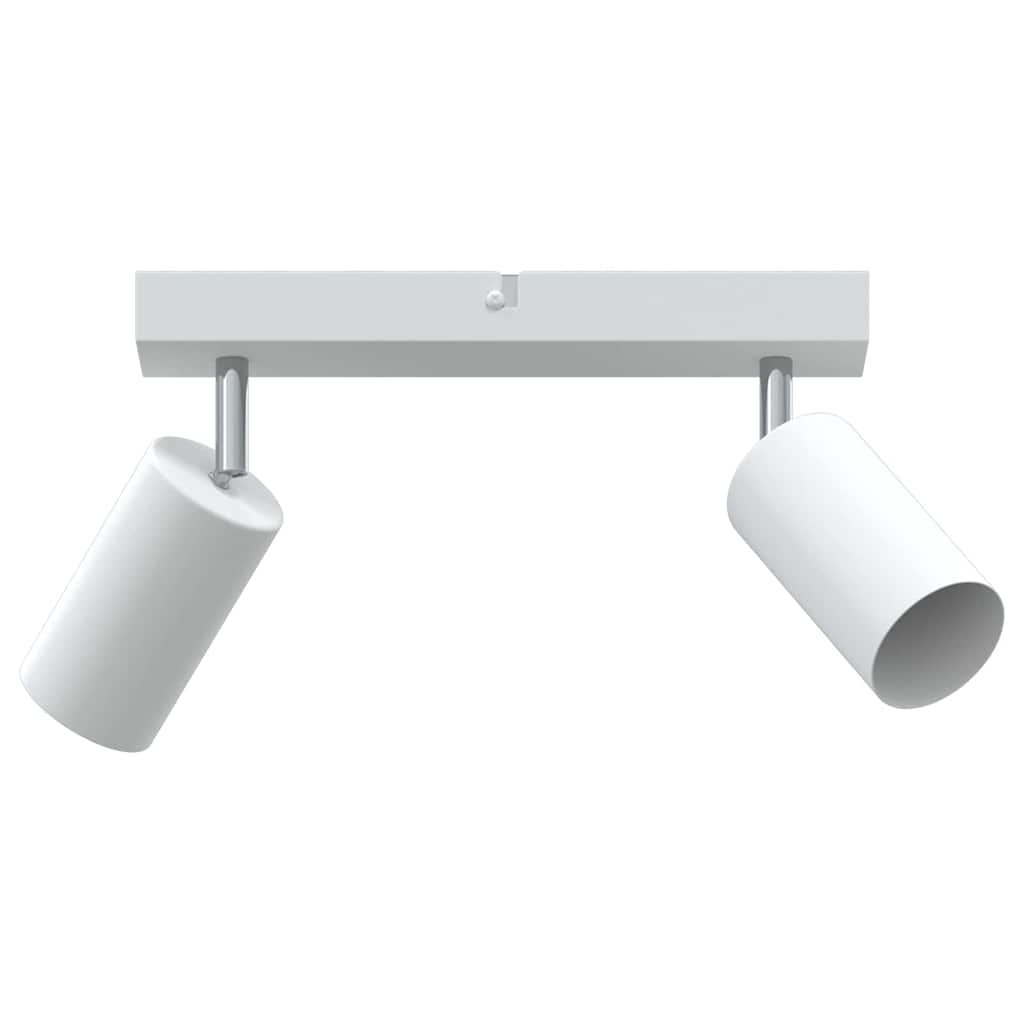 Takspot med søkelys Hvit 26 x 6 x 16 cm Metall vidaXL