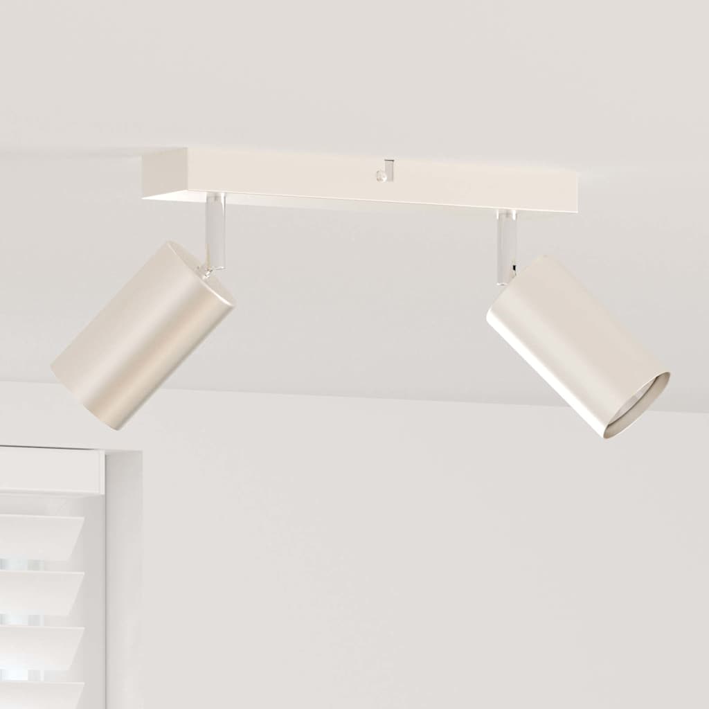 Takspot med søkelys Nikkel 26 x 6 x 16 cm Metall