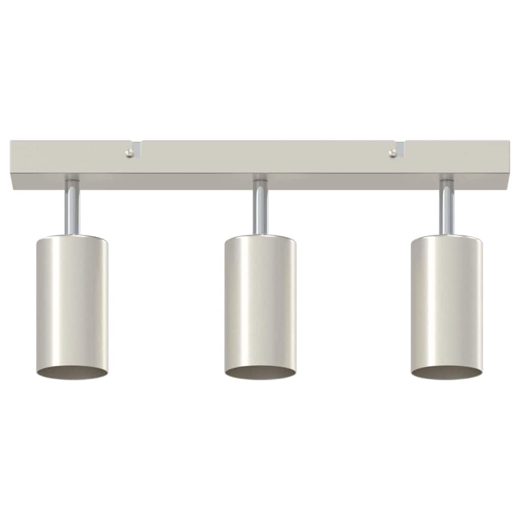 Takspot med søkelys Nikkel 38 x 6 x 16 cm Metall