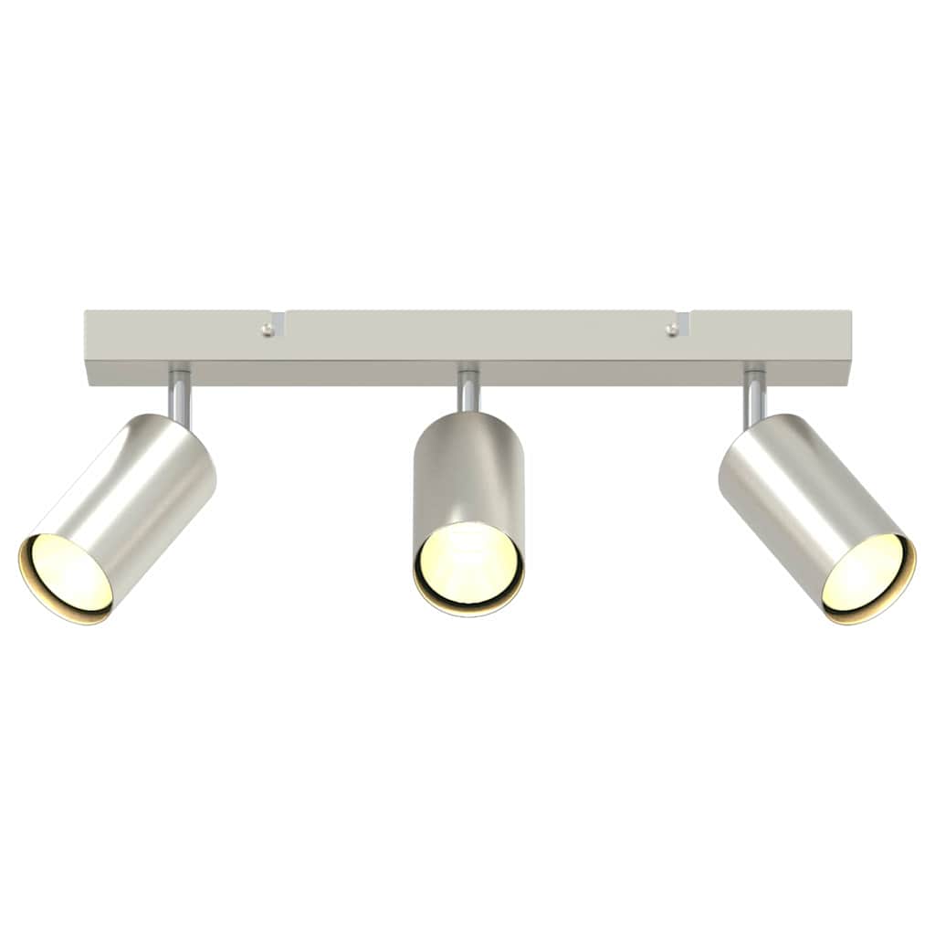 Takspot med søkelys Nikkel 38 x 6 x 16 cm Metall