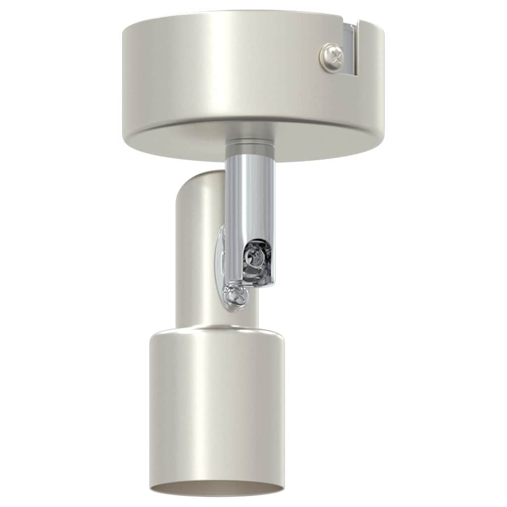 Takspot med søkelys Nikkel 8 x 8 x 10,5 cm Stål