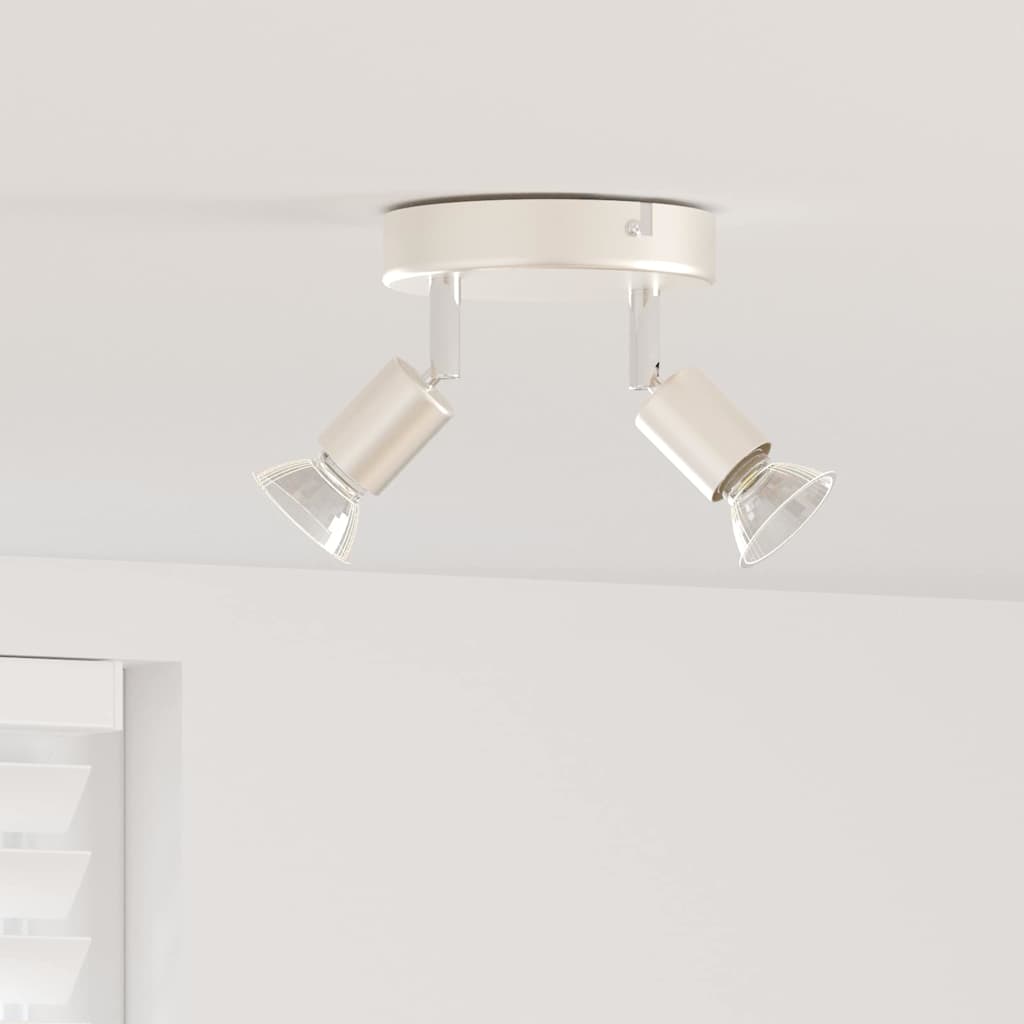 Takspot med søkelys Nikkel 12 x 8 cm Stål