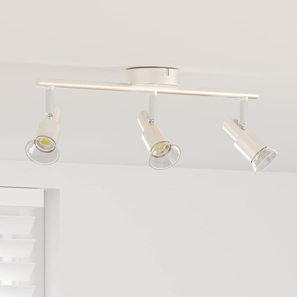 Takspot med søkelys Nikkel 39 x 10,5 x 10,5 cm Stål