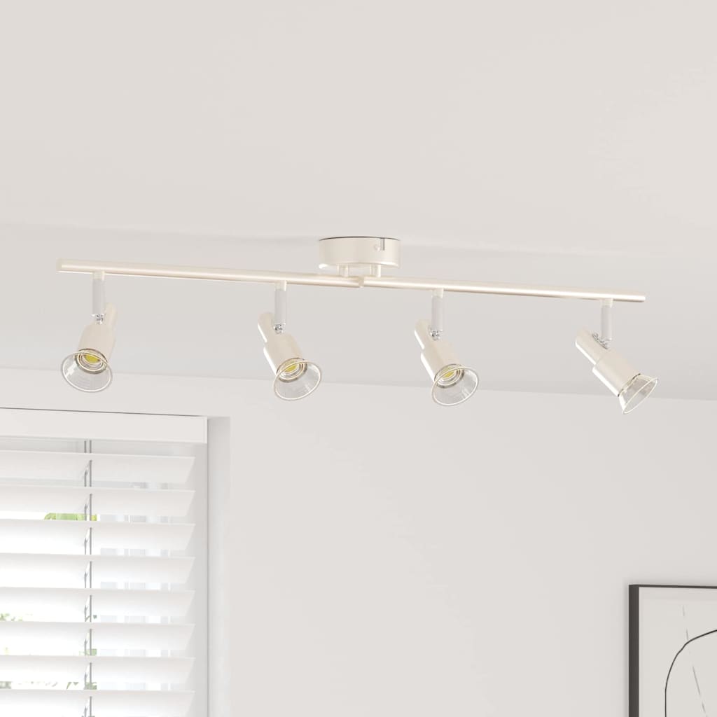 Takspot med søkelys Nikkel 70 x 9 x 12,5 cm Stål