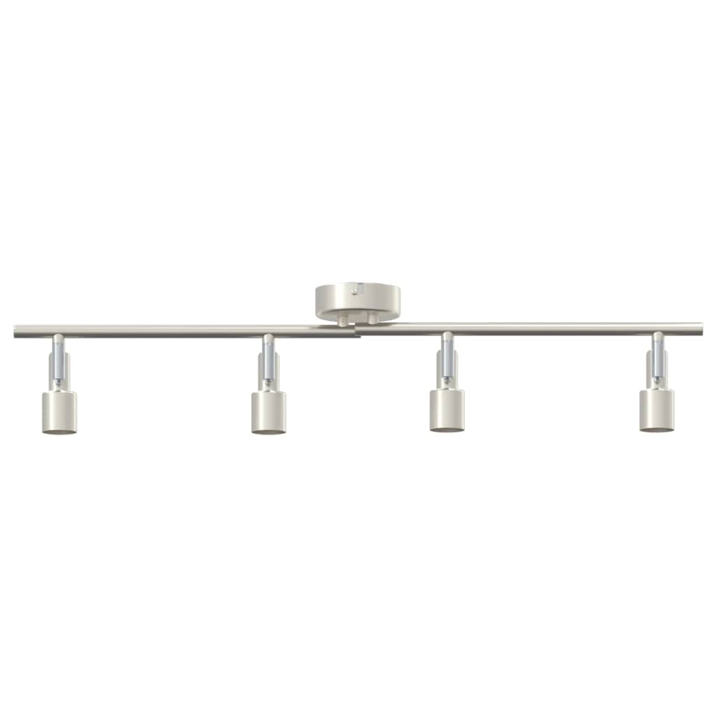Takspot med søkelys Nikkel 70 x 9 x 12,5 cm Stål