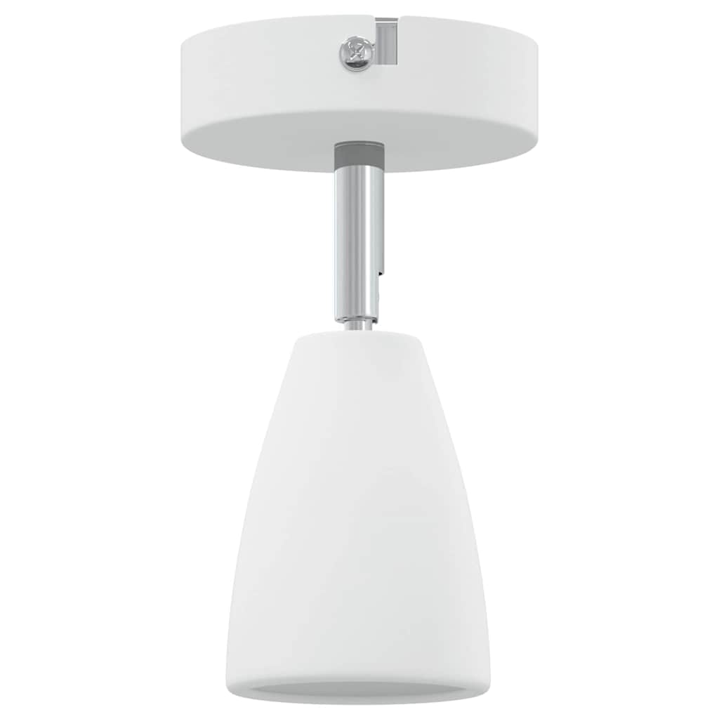 Takspot med søkelys Hvit 8 x 8 x 14 cm Metall