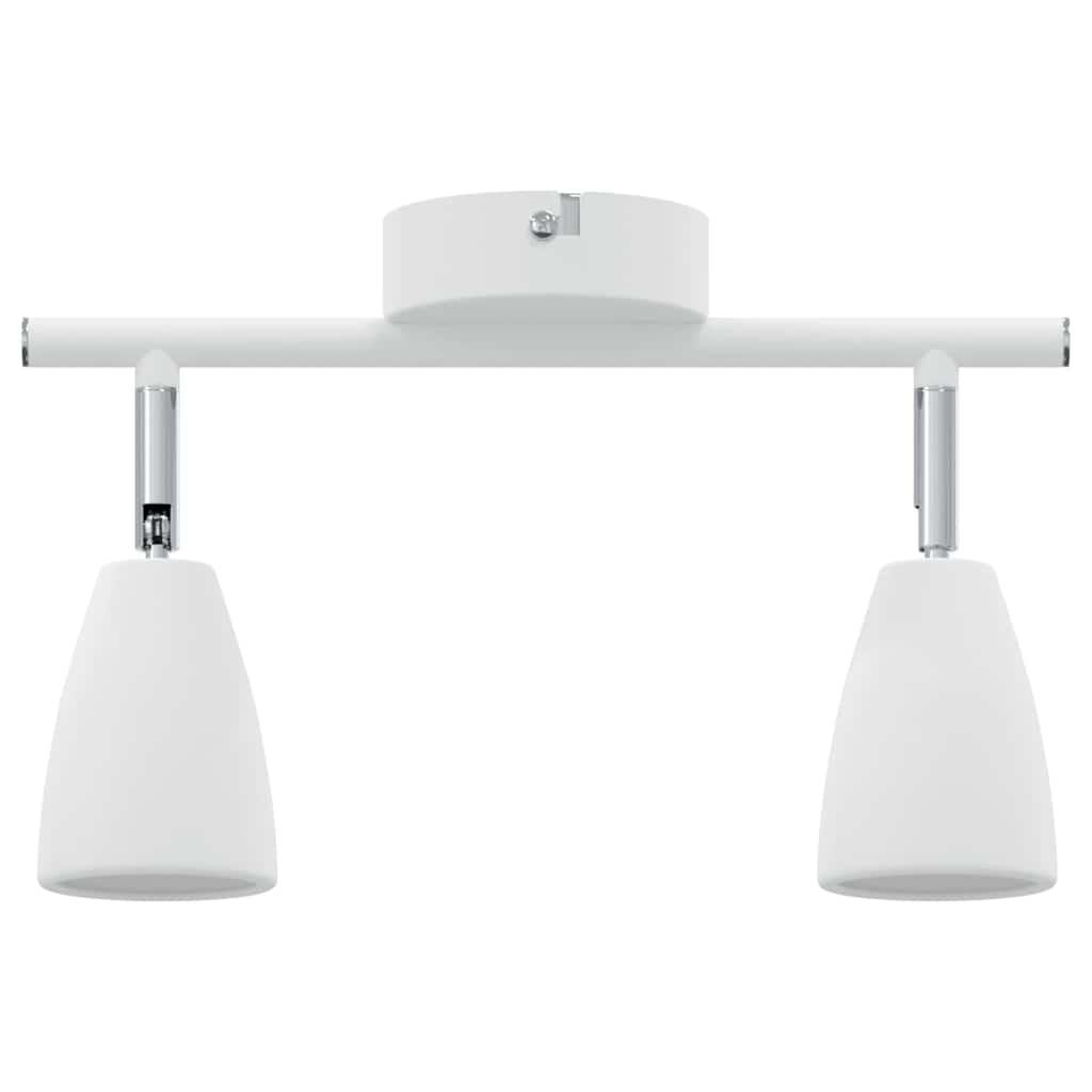 Takspot med søkelys Hvit 25.5 x 8 x 16 cm Metall