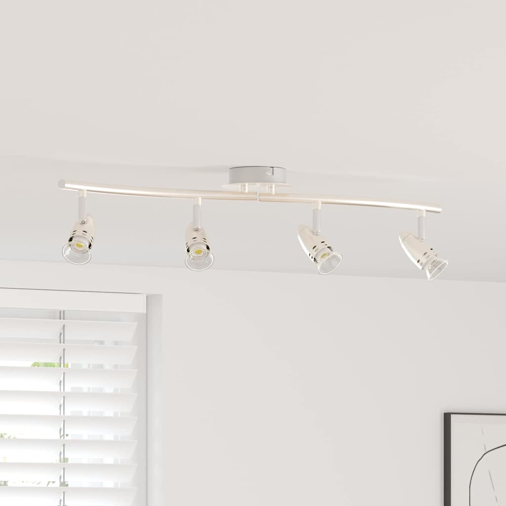 Takspot med søkelys Nikkel 61 x 10 x 12,5 cm Metall