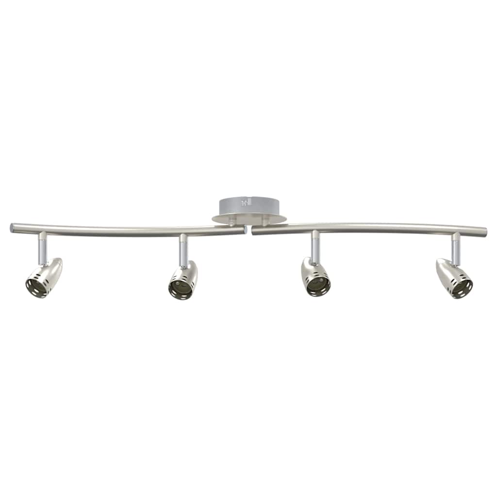 Takspot med søkelys Nikkel 61 x 10 x 12,5 cm Metall