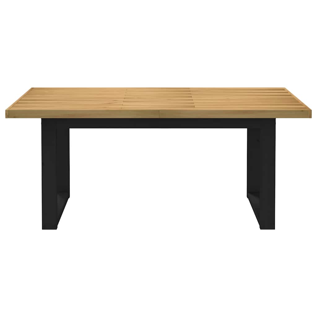 Spisebord NOAIN U-formede ben 180x90x75 cm heltre furu