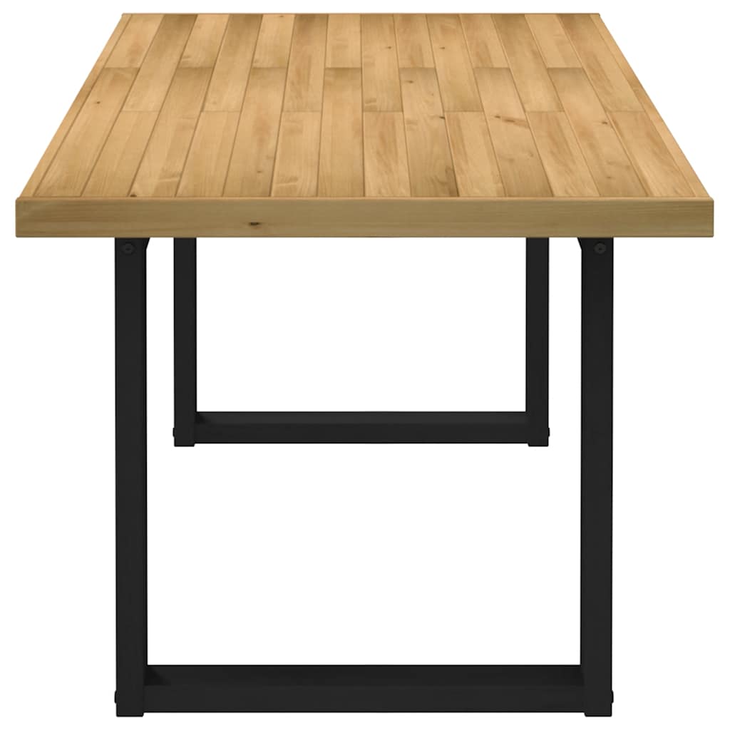 Spisebord NOAIN U-formede ben 180x90x75 cm heltre furu