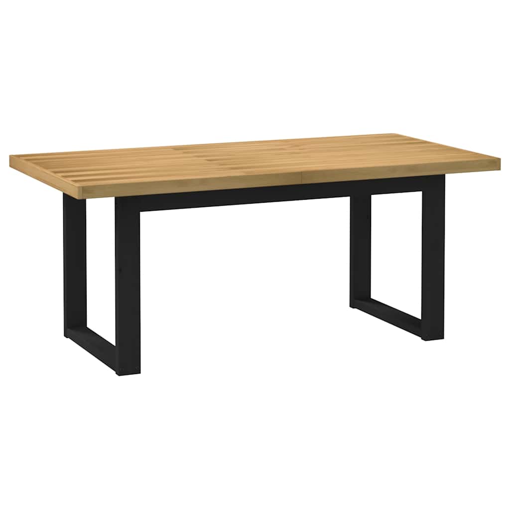 Spisebord NOAIN U-formede ben 180x90x75 cm heltre furu
